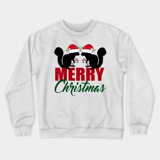 Merry Christmas Squirrels Crewneck Sweatshirt